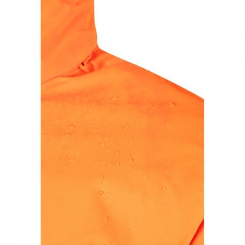VL THEMIS LARGE. Zweifarbiger Parka (190g/m&sup2;), aus Polyester (100%), mit PU-Beschichtung - Marineblau/Orange