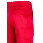 VL MABON. Pantaloni din twill cu mai multe buzunare (200g/m&sup2;), din bumbac (35%) și poliester (65%) - Roșu