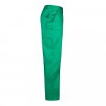 VL MABON. Pantaloni din twill cu mai multe buzunare (200g/m&sup2;), din bumbac (35%) și poliester (65%) - Verde