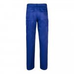 VL MABON. Pantaloni din twill cu mai multe buzunare (200g/m&sup2;), din bumbac (35%) și poliester (65%) - Albastru Royal