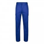 VL MABON. Pantaloni din twill cu mai multe buzunare (200g/m&sup2;), din bumbac (35%) și poliester (65%) - Albastru Royal