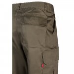 VL MABON. Pantaloni din twill cu mai multe buzunare (200g/m&sup2;), din bumbac (35%) și poliester (65%) - Verde armată