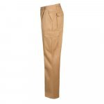 VL MABON. Pantaloni din twill cu mai multe buzunare (200g/m&sup2;), din bumbac (35%) și poliester (65%) - Natural