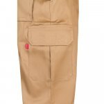 VL MABON. Pantaloni din twill cu mai multe buzunare (200g/m&sup2;), din bumbac (35%) și poliester (65%) - Natural