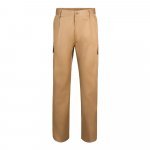 VL MABON. Pantaloni din twill cu mai multe buzunare (200g/m&sup2;), din bumbac (35%) și poliester (65%) - Natural