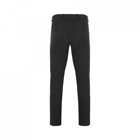 VL VISHNU. Unisex stretch chino pants (260g/m&sup2;), in cotton (98%) and elastane (2%) - Black
