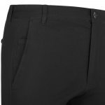 VL VISHNU. Unisex stretch chino pants (260g/m&sup2;), in cotton (98%) and elastane (2%) - Black