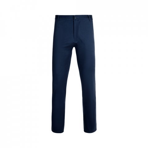 VL VISHNU. Unisex stretch chino pants (260g/m&sup2;), in cotton (98%) and elastane (2%) - Navy blue