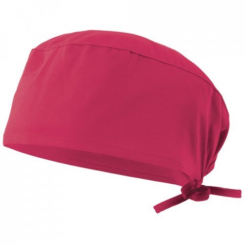 VL ENLIL. Gorro de sarja sanit&aacute;rio (190g/m&sup2;), em algod&atilde;o (35%) e poli&eacute;ster (65%) - Rosa
