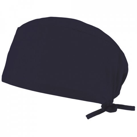 VL ENLIL. Gorro de sarja sanit&aacute;rio (190g/m&sup2;), em algod&atilde;o (35%) e poli&eacute;ster (65%) - Azul