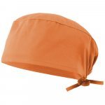 VL ENLIL. Gorro de sarja sanit&aacute;rio (190g/m&sup2;), em algod&atilde;o (35%) e poli&eacute;ster (65%) - Salm&atilde;o