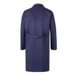 VL DANU. Bata de sarja (175g/m&sup2;), em algod&atilde;o (35%) e poli&eacute;ster (65%) - Azul