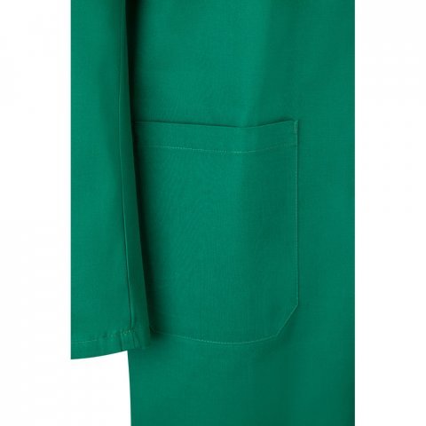 VL DANU. Bata de sarja (175g/m&sup2;), em algod&atilde;o (35%) e poli&eacute;ster (65%) - Verde