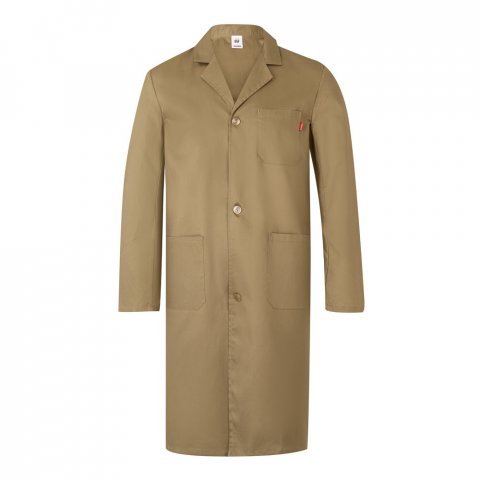 VL DANU. Bata de sarja (175g/m&sup2;), em algod&atilde;o (35%) e poli&eacute;ster (65%) - Natural