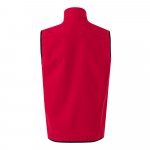 VL VARUNA. Softshell vest (280g/m&sup2;), met polaire voering, van polyester (94%) en elastaan (6%) - Rood