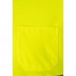 VL PLUTO LARGE. Polo bicolor piqu&eacute; (150g/m&sup2;) de manga comprida, em algod&atilde;o (55%) e  poli&eacute;ster (45%) - Azul marinho/Amarelo