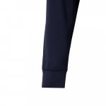 VL PLUTO LARGE. Polo bicolor piqu&eacute; (150g/m&sup2;) de manga comprida, em algod&atilde;o (55%) e  poli&eacute;ster (45%) - Azul marinho/Laranja