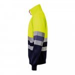 VL THOR LARGE. Dvobojna dukserica (300 g/m&sup2;) od poliesterskog flisa (100%) - Plava/Žuta