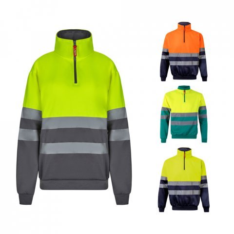 VL THOR LARGE. Dvobojna dukserica (300 g/m&sup2;) od poliesterskog flisa (100%)