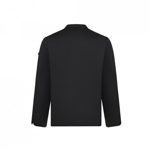 VL BACO. Kuhinjska bluza dugih rukava (190 g/m&sup2;) - Crna