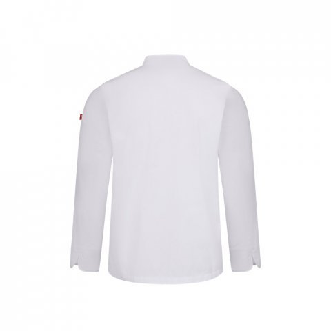 VL BACO. Kuhinjska bluza dugih rukava (190 g/m&sup2;) - Bela