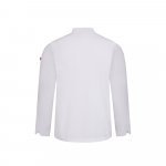 VL BACO. Kuhinjska bluza dugih rukava (190 g/m&sup2;) - Bela