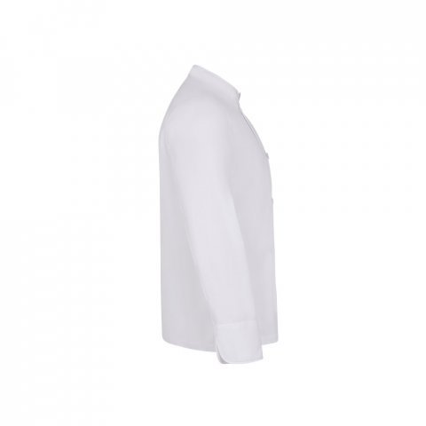 VL BACO. Kuhinjska bluza dugih rukava (190 g/m&sup2;) - Bela