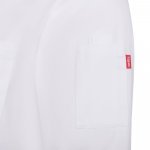 VL BACO. Kuhinjska bluza dugih rukava (190 g/m&sup2;) - Bela