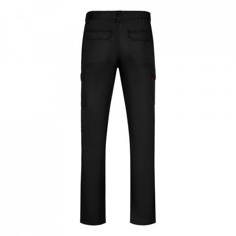 VL HERMES. Multi-pocket twill broek (190 g/m&sup2;) - Zwart