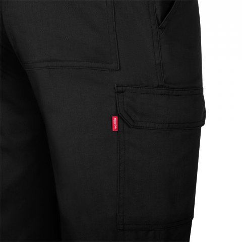 VL HERMES. Multi-pocket twill broek (190 g/m&sup2;) - Zwart