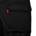 VL HERMES. Multi-pocket twill broek (190 g/m&sup2;) - Zwart