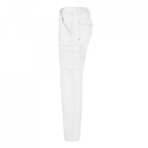 VL HERMES. Multi-pocket twill broek (190 g/m&sup2;) - Wit