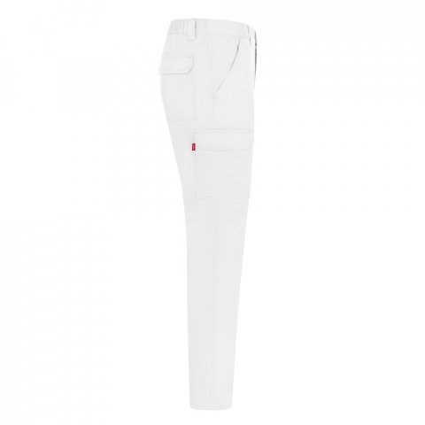 VL HERMES. Multi-pocket twill broek (190 g/m&sup2;) - Wit