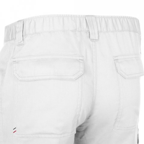 VL HERMES. Multi-pocket twill broek (190 g/m&sup2;) - Wit