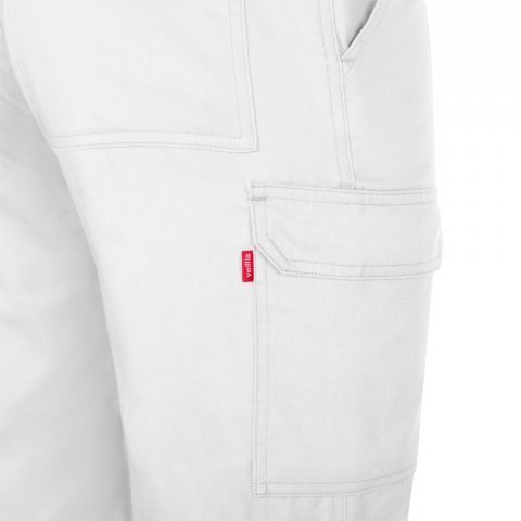 VL HERMES. Multi-pocket twill broek (190 g/m&sup2;) - Wit