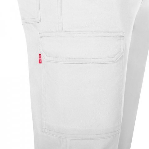 VL HERMES. Multi-pocket twill broek (190 g/m&sup2;) - Wit