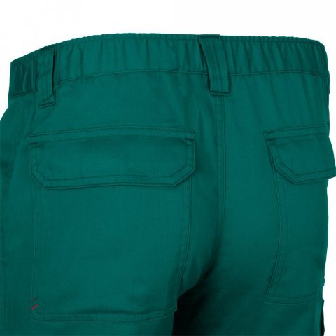 VL HERMES. Multi-pocket twill broek (190 g/m&sup2;) - Groen