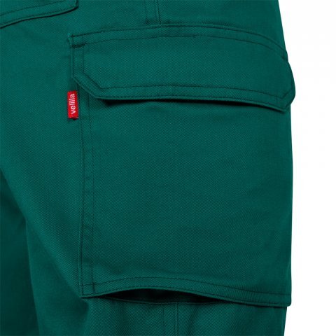 VL HERMES. Multi-pocket twill broek (190 g/m&sup2;) - Groen