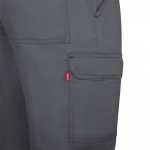 VL HERMES. Multi-pocket twill broek (190 g/m&sup2;) - Grijs