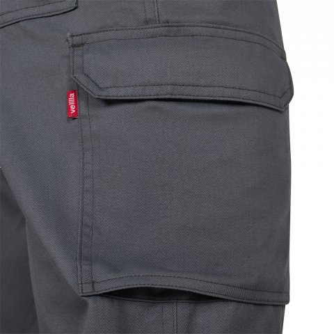 VL HERMES. Multi-pocket twill broek (190 g/m&sup2;) - Grijs