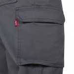 VL HERMES. Multi-pocket twill broek (190 g/m&sup2;) - Grijs