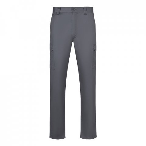 VL HERMES. Multi-pocket twill broek (190 g/m&sup2;) - Grijs