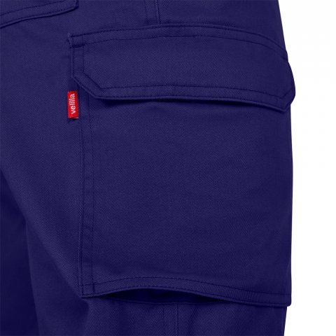 VL HERMES. Multi-pocket twill broek (190 g/m&sup2;) - Royal blauw
