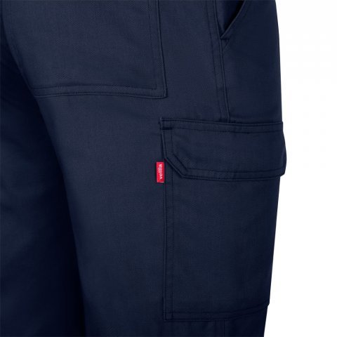 VL HERMES. Multi-pocket twill broek (190 g/m&sup2;) - Marineblauw