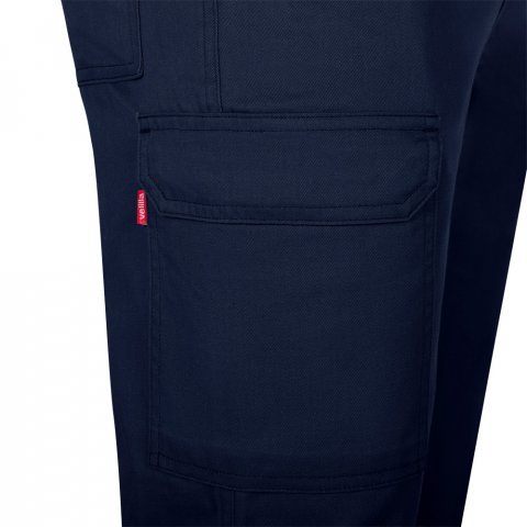 VL HERMES. Multi-pocket twill broek (190 g/m&sup2;) - Marineblauw