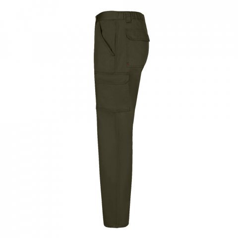 VL HERMES. Multi-pocket twill broek (190 g/m&sup2;) - Olijfgroen