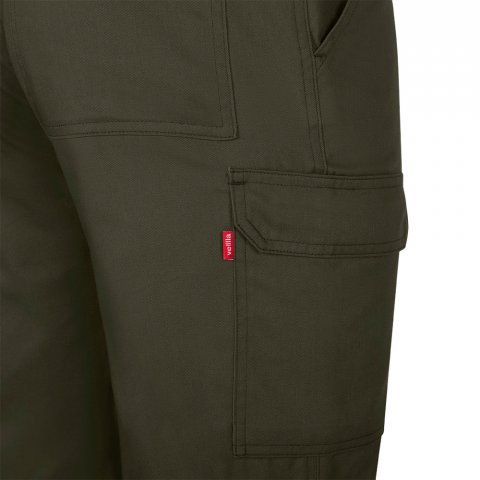 VL HERMES. Multi-pocket twill broek (190 g/m&sup2;) - Olijfgroen