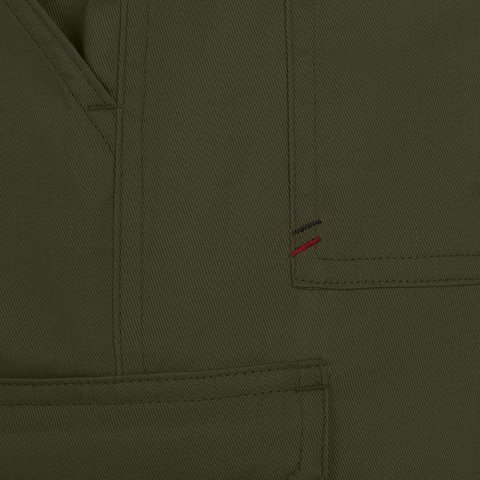 VL HERMES. Multi-pocket twill broek (190 g/m&sup2;) - Olijfgroen