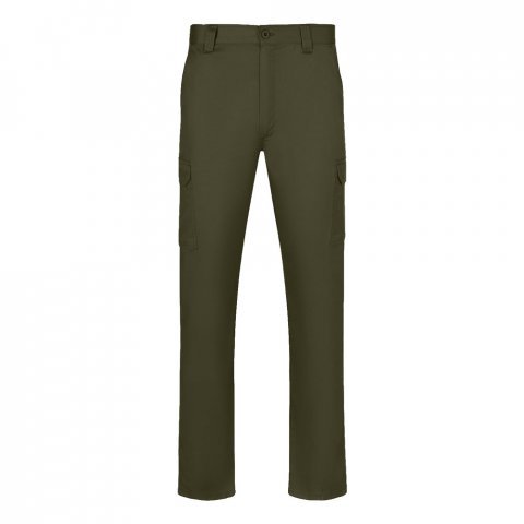 VL HERMES. Multi-pocket twill broek (190 g/m&sup2;) - Olijfgroen