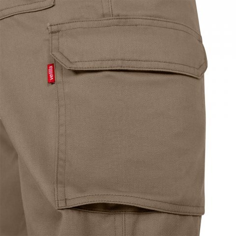 VL HERMES. Multi-pocket twill broek (190 g/m&sup2;) - Ecru